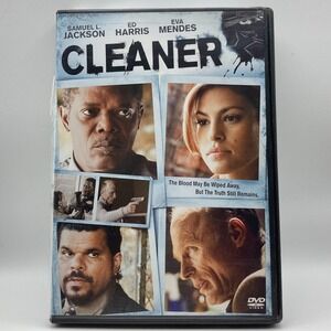 Cleaner DVD Movie Samuel L Jackson Ed Harris Eva Mendes Thriller Film